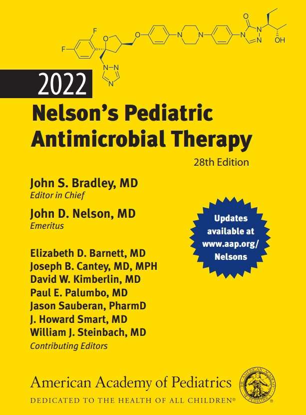 Nelson’s Pediatric Antimicrobial Therapy 28th Edition 2022